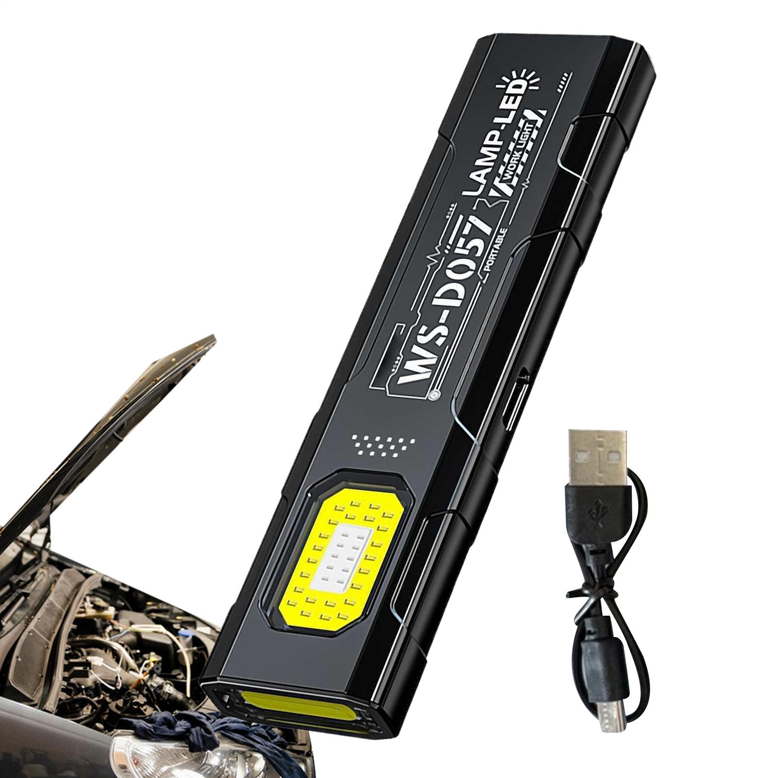 Home Security Flood Lights - LED-COB-Taschenlampe Typ C, wiederaufladbar, 800 mAh,