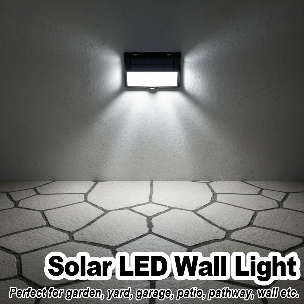 Home Security Flood Lights - 3-seitige LED-Wandleuchte, automatisches Ein- und Ausschalten,
