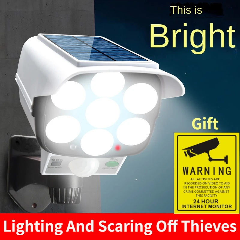 Home Security Flood Lights - Outdoor Solar Licht Motion Sensor Sicherheit