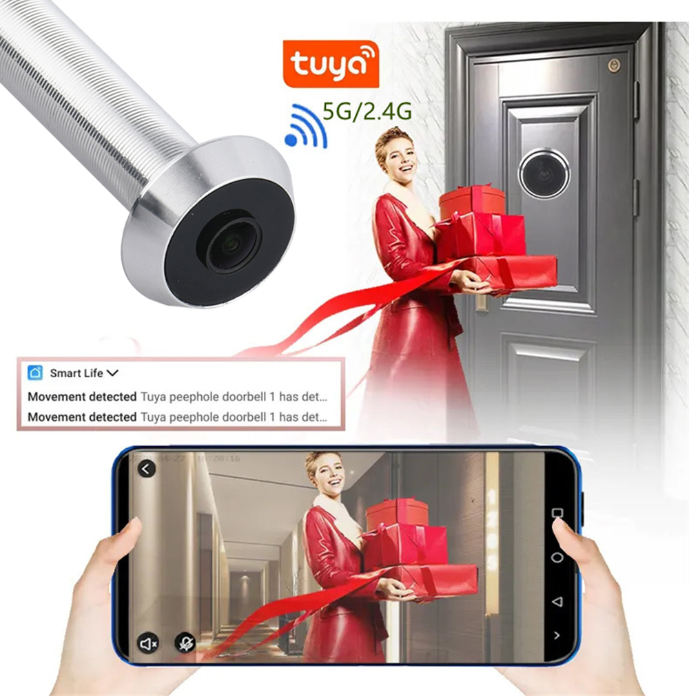 LED-Türspion-Kamera 1080P 2MP  – Home Security Front Door Camera Bewertung und Preis