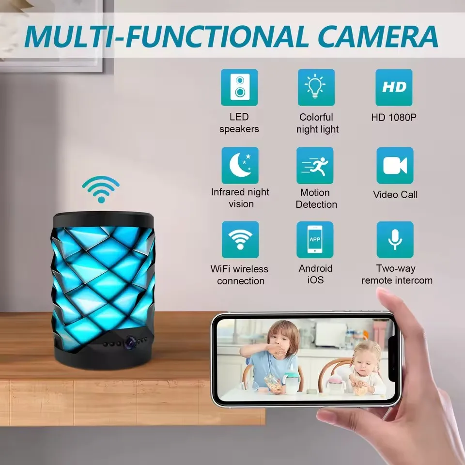 HD Mini WLAN-Kamera Bluetooth- – Home Security Flood Lights Bewertung und Preis