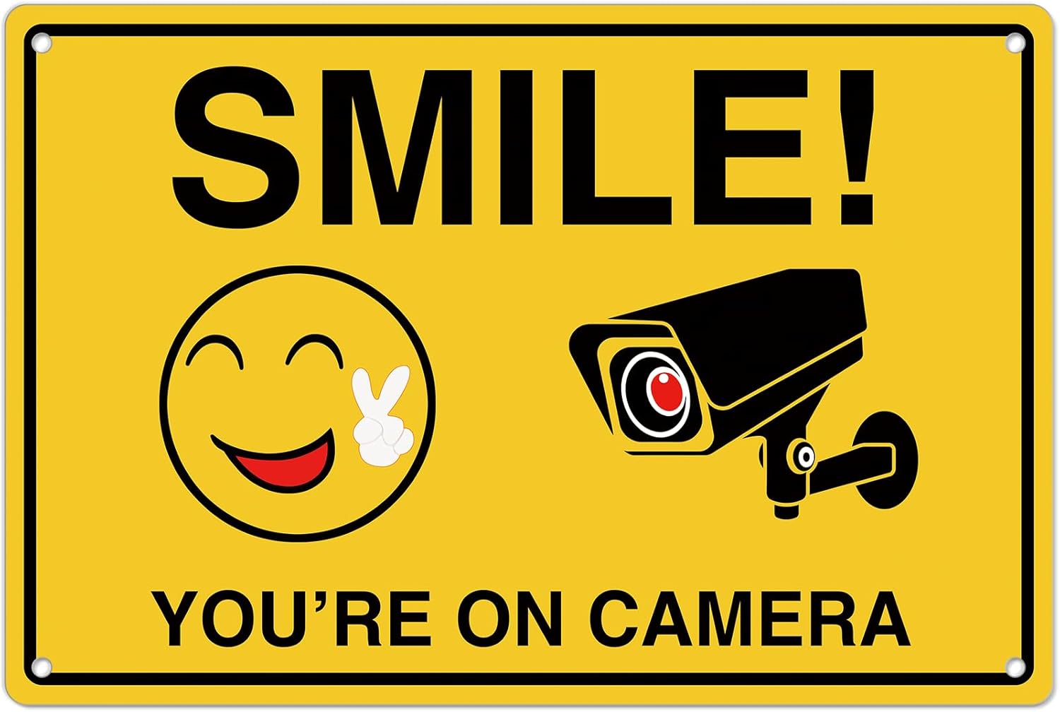 Smile Youre On Kameraschilder; – Home Security Items Bewertung und Preis