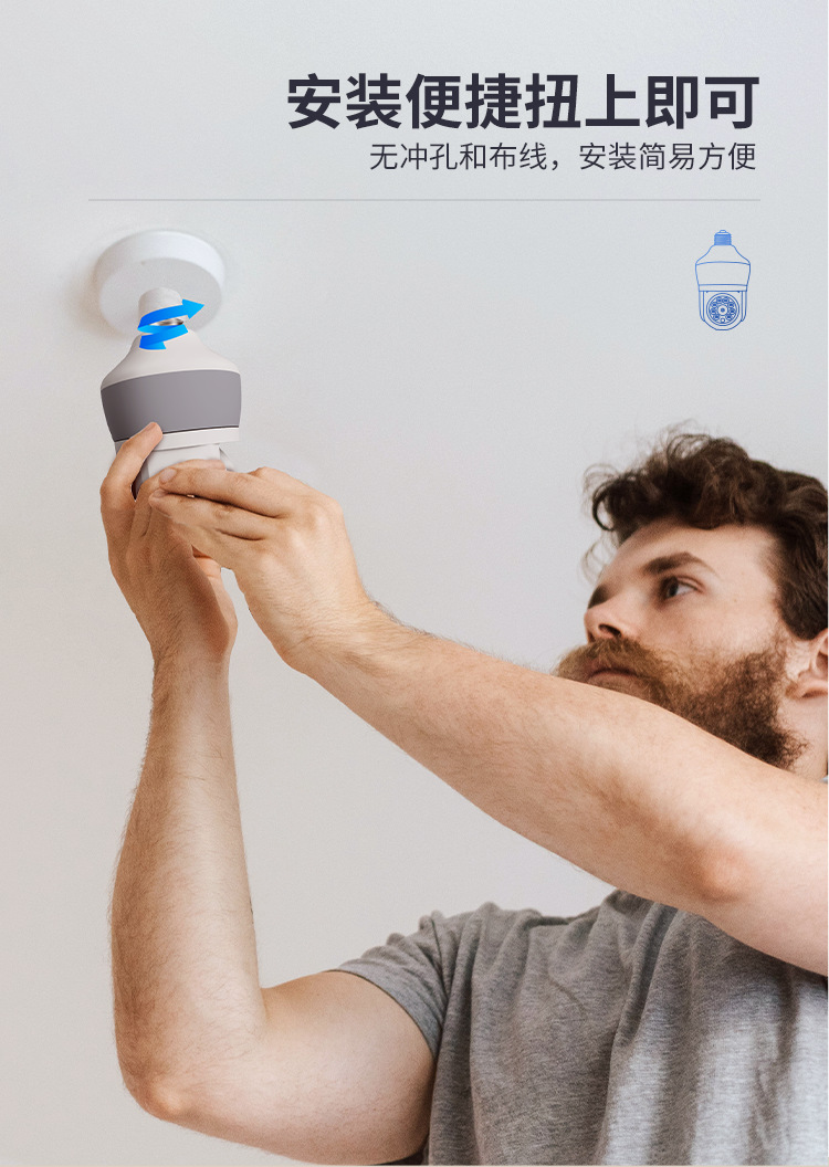 Yoosee APP 3MP 1296P Nachtlamp – Home Security Flood Lights Bewertung und Preis