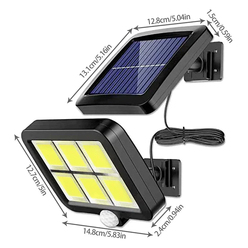 LED Solar Split Wand Lampe Im  – Home Security Flood Lights Bewertung und Preis