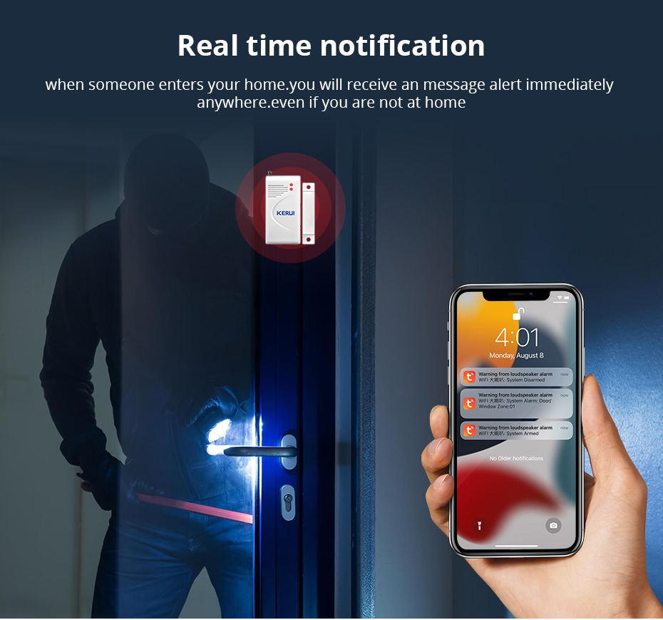 Kerui Tuya Wifi laut Lautsprec – Sim Gsm Alarm Bewertung und Preis