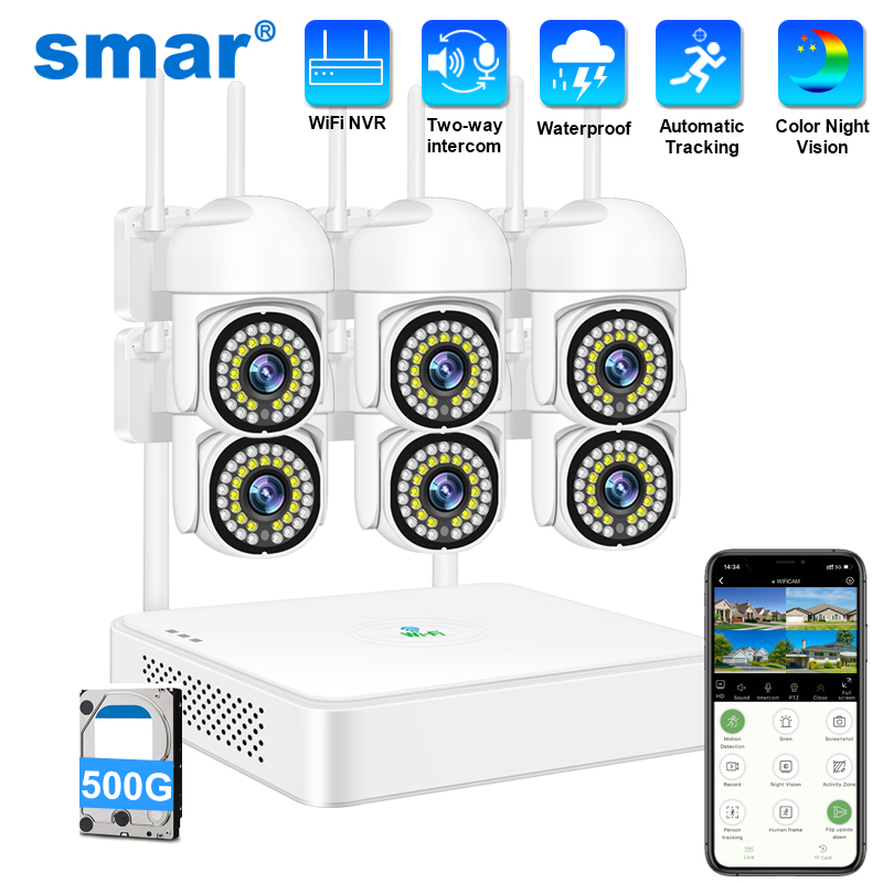 Smar 3MP Kabelloses CCTV-Siche – Sim Gsm Alarm Bewertung und Preis